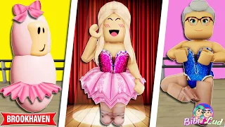 CICLO DE VIDA DE UMA BAILARINA BROOKHAVEN 🏡RP HISTORINHAS | Roblox