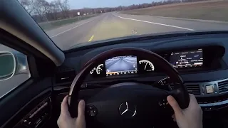 2008 Mercedes S550 4MATIC POV Driving