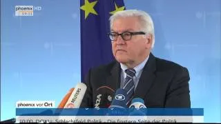 Unruhen in Kiew - Statement von Frank-Walter Steinmeier am 19.02.2014