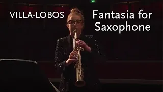 Fantasia for Saxophone • Villa-Lobos • Jess Gillam