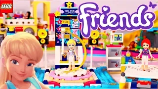 Lego Friends Stephanie's Gymnastic Show 2019 Building Review set 41372