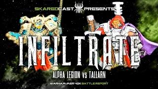Astra Militarum Tallarn vs Alpha Legion Chaos Space Marines - Warhammer 40k Battle Report