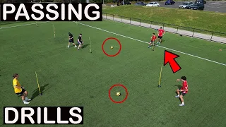 ⚽️4 ADVANCED PASSING DRILLS FOR TEAM TRAINING & SMALL GROUPS FOR FOOTBALL | SOCCER | Joner Football