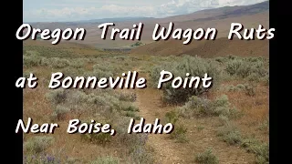 Oregon Trail Wagon Ruts at Bonneville Point, Idaho