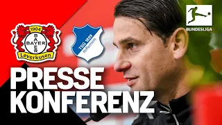 "Sind selbstkritisch mit uns" | PK vor Bayer 04 Leverkusen 🆚 TSG Hoffenheim | Bundesliga