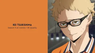 Kei Tsukishima || Haikyuu Season 4 All Scenespack || 4K Quality #haikyuu