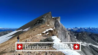 Barrhorn 3610m - Highest Mountian Hike in Europe (2k)