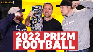 IT'S FINALLY HERE! 🔥 2022 Prizm Football BOX BATTLE + Giving Away FIVE HOBBY BOXES!