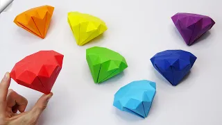 How to make paper diamond Easy paper crafts