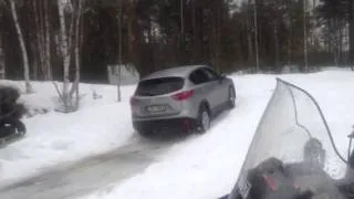 Mazda cx5 snow test