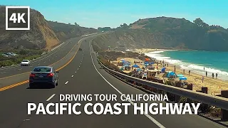 [4K] PACIFIC COAST HIGHWAY - Huntington Beach to Newport Beach to Laguna Beach, California, 4K UHD