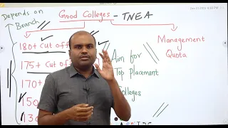 TNEA 2024 | தமிழ்நாட்டில் நல்ல ENGINEERING COLLEGE-ல் படிப்பதற்கு எவ்வளவு CUT OFF தேவை?
