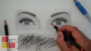 How to Draw Realistic Eyes for BEGINNERS - Super-Detailed Instructions! - EyeDrawingForBeginners