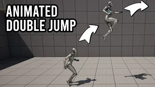 How to Double Jump with Animation In Unreal Engine 5