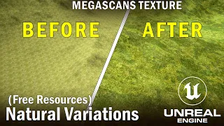 Unreal Engine 5 : How to REMOVE/HIDE Texture REPETITION with Natural Variations in UE5 Tutorial