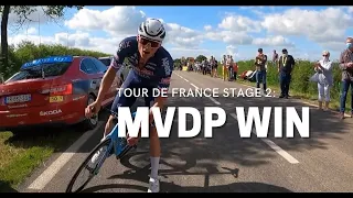 Emotional Stage 2 TDF Win for Mathieu van der Poel