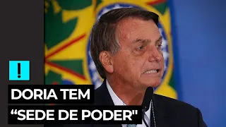 “Ele não consegue administrar o estado dele, vai administrar o Brasil?”, diz Bolsonaro, sobre Doria