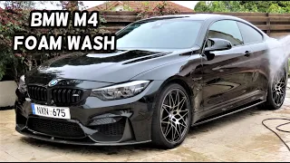 Dirty BMW M4 Deep Clean Foam Wash - Exterior Detail - ASMR