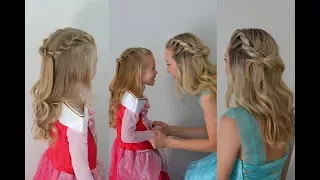 Quick Princess or Fairy Hair | Twist Crown Braid | Q's Hairdos