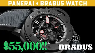 PANERAI + BRABUS $55,000 WATCH COLLAB - First Ever Panerai Skeletonized Automatic Movement