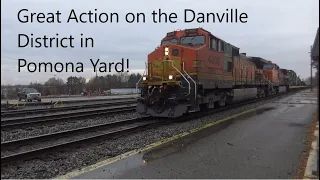 Incredible day on the NS Danville District at Pomona Yard in Greensboro, NC! (11/30/19)