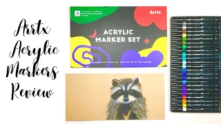 Painting with Markers!  Arrtx Acrylic Markers -  NEW Add On set of 24!!