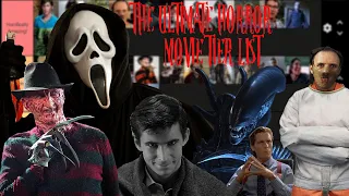 The ULTIMATE horror movie tier list!!