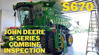 Learn how to inspect a John Deere S-Series Combine!