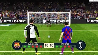 PES 2019 | Barcelona vs Juventus | Final UEFA Champions League | Penalty shootout | PS4