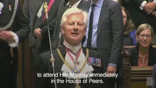 Dennis Skinner heckles Black Rod ahead of Queen's Speech