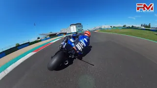 Experience Magny-Cours: Aegerter's Onboard Tour With 360° View On Yamaha R1 | Robin Mulhauser