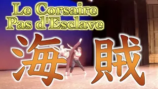 《大公開》日本で2人で初めて踊りました！　海賊Act１グラン・パ・ドドゥ La Corsair Grand Pas de Deux Act 1【エステルクリサ】