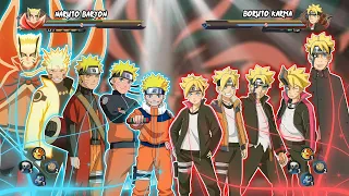 NARUTO BARYON MODE VS BORUTO KARMA! | Naruto Storm 4 MOD