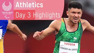 Para Athletics Highlights | Day 3 | Tokyo 2020 Paralympic Games