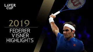 Federer v Isner Match Highlights | Laver Cup 2019