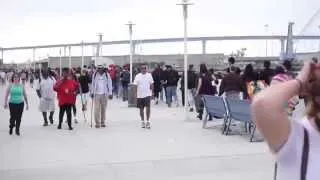 Hall H Line for Saturday at Comic-Con 2014