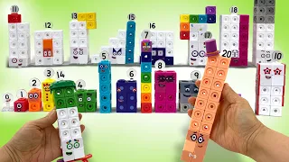 Let's Build Numberblocks Complete Mathlink Cubes 1-20