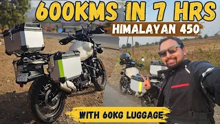 FASTEST RECORD On HIMALAYAN 450 | 600kms In 7hrs Experience | Akola - Mumbai Solo Ride in Hot Summer