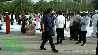 Eid Fitri among Corona at The Foundation of the Islamic Centre of Thailand in Bangkok