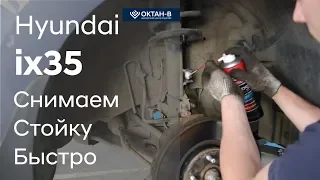 Как быстро снять стойку с Hyundai ix35