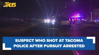Man shoots at Tacoma officer after pursuit