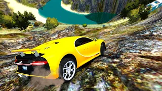 GTA 4 Cliff Drops & Crashes (Real Cars Mods) ep.29