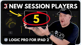 Logic Pro for iPad 2 has... 5 Session Players?