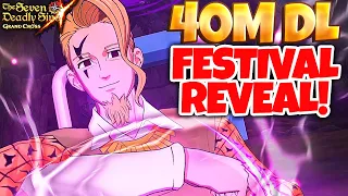 LIVE! 40 MILLION DOWNLOAD CELEBRATION FESTIVAL REVEAL!!!! | 7DS: Grand Cross