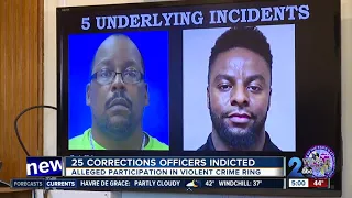 25 correctional officers indicted on 236 counts for participation in alleged crime ring