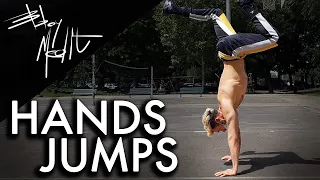 HANDHOP, HANDS JUMP... in 2 MINUTES !! • Breakdance Tutorial Handstand