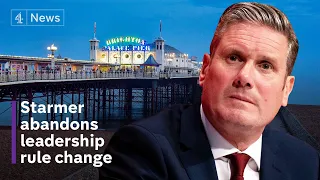 Starmer forced to water down leadership rules ahead of annual Labour party conference in Brighton