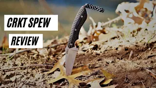 CRKT SPEW Knife Review & Test Cutting