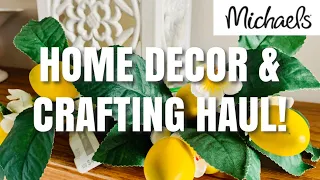 HOME DECOR AND CRAFT SUPPLIES HAUL! Michaels Sale Haul! 70% Off!