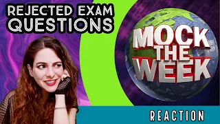 American Reacts - MOCK THE WEEK - Rejected Exam Questions Compilation